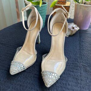 Betsey Johnson Gem-Encrusted Stiletto